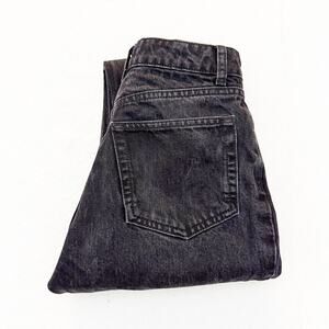 Reformation Cynthia High Rise Straight Jeans Vana Wash Button Fly Denim Size 26